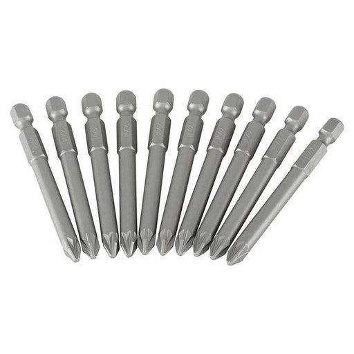Stanley® Hand Tools Pozidriv Power Bits PZ2 x 70mm (Box 10) STANLEY® Hand Tools - RockBottom Nothampton