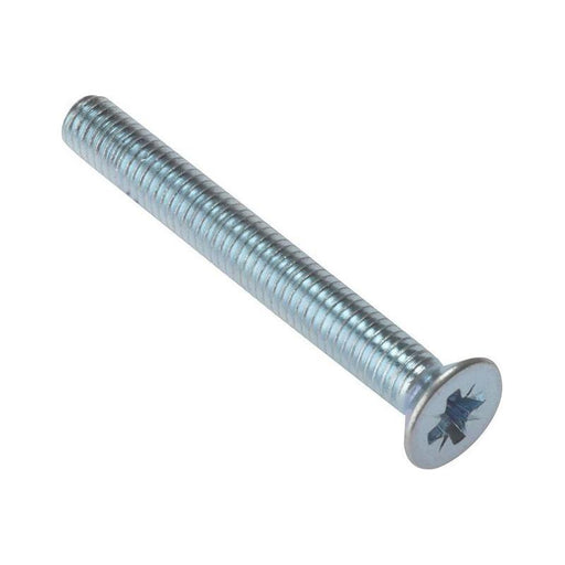 Forgefix Machine Screw Pozi Compatible CSK ZP M6 x 50mm Bag 25 ForgeFix - RockBottom Northampton