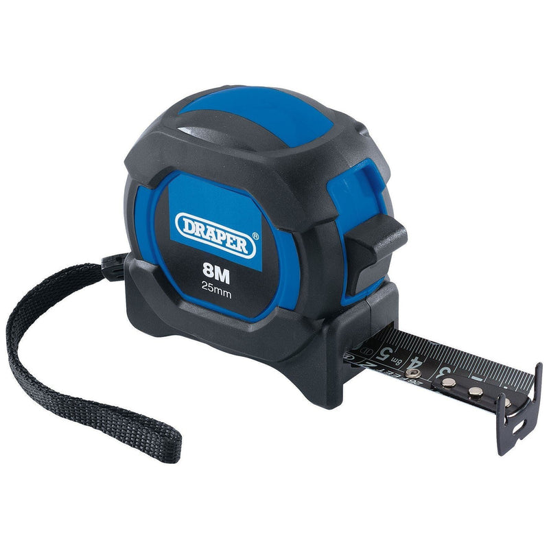 Draper Measuring Tape, Class II, 8m/26ft x 25mm Draper - Town Tools
