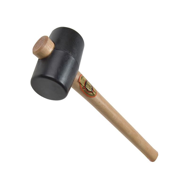 Thor 952 Black Rubber Mallet 54mm 310g Thor - RockBottom Northampton