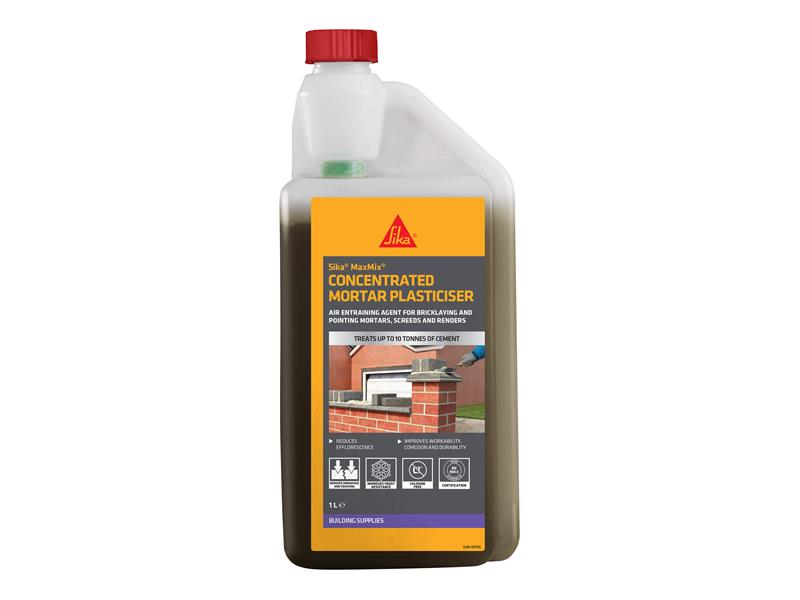 Everbuild Sika MaxMix Concentrated Mortar Plasticiser 1 litre