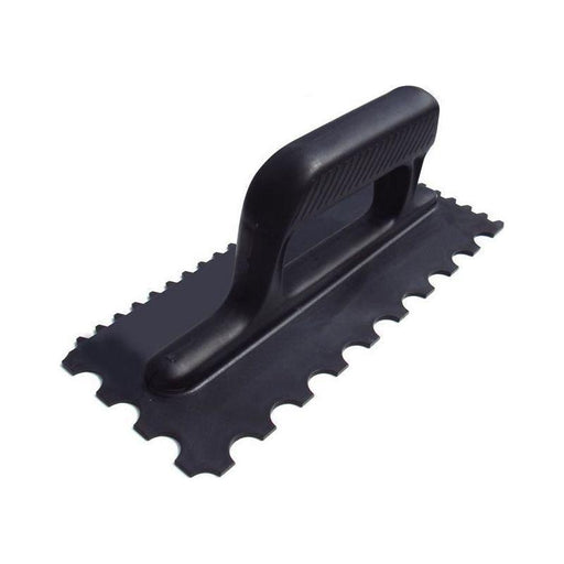 Vitrex Plastic Tile Trowel with U & V Notches 6/20mm Vitrex - RockBottom Northampton