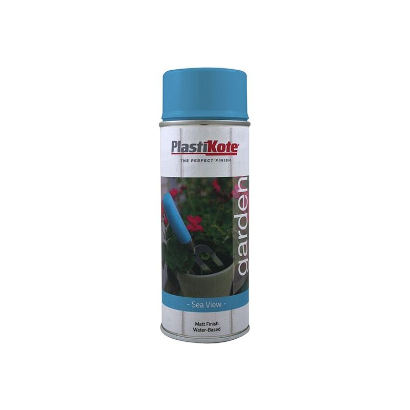 Plastikote Garden Colours Spray Paint Sea View 400ml PlastiKote - RockBottom Nothampton