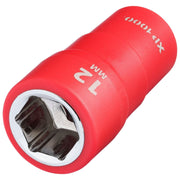 Draper XP1000 VDE Socket, 1/4" Sq. Dr., 12mm Draper - Town Tools