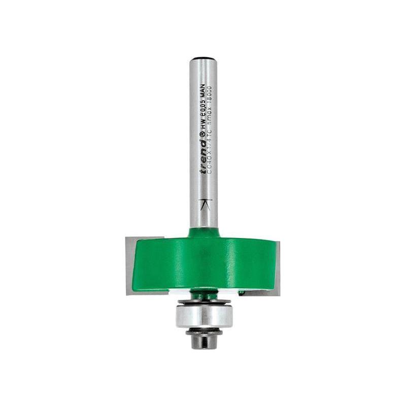 Trend C040 x 1/4 TCT Bearing Guided Rebater 35.0mm Trend - RockBottom Northampton
