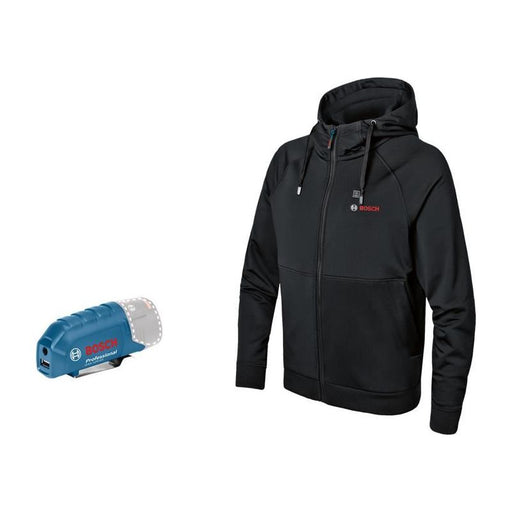 Bosch GHH 12+18V XA Professional Heated Hoodie Large Bosch - RockBottom Northampton