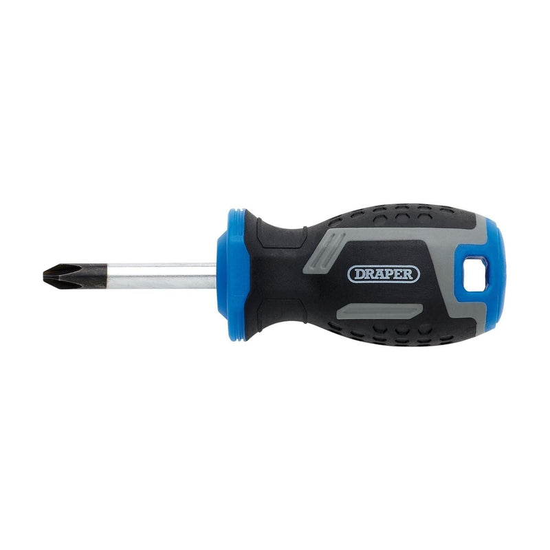 Draper Phillips Soft Grip Screwdriver, PH2 x 38mm Draper - Town Tools