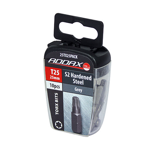 TIMCO TX Drive Driver Bit S2 Grey - TX10 x 25
