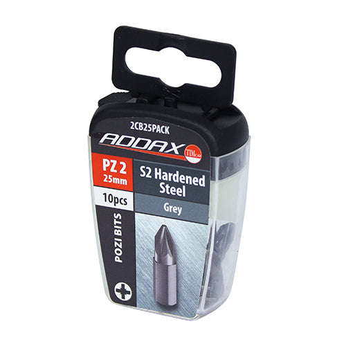 TIMCO Pozi Driver Bit S2 Grey - No.1 x 25