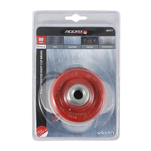 TIMCO Angle Grinder Cup Brush Twisted Knot