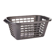 Addis 40 Litre Laundry Basket - Heavy Duty Plastic, Metallic - 510607