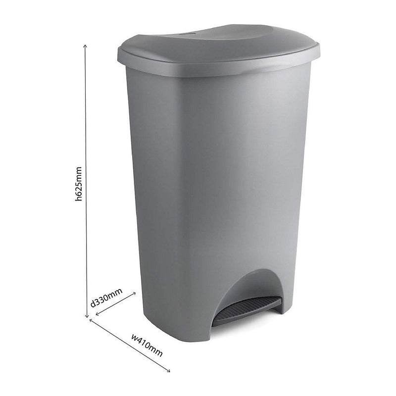 Addis 50L Pedal Bin Linen - Hands-Free Kitchen Waste Bin