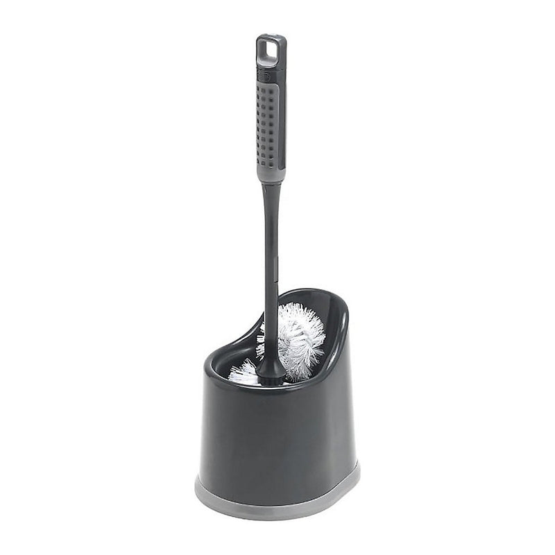 Addis ComfiGrip Toilet Brush And Holder Set - Graphite - 517707 - Essential Bathroom Tool