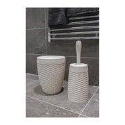 Addis Faux Rattan Round Bathroom Bin - 515799