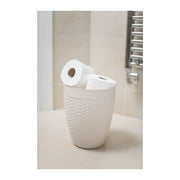 Addis Faux Rattan Round Bathroom Bin - 515799