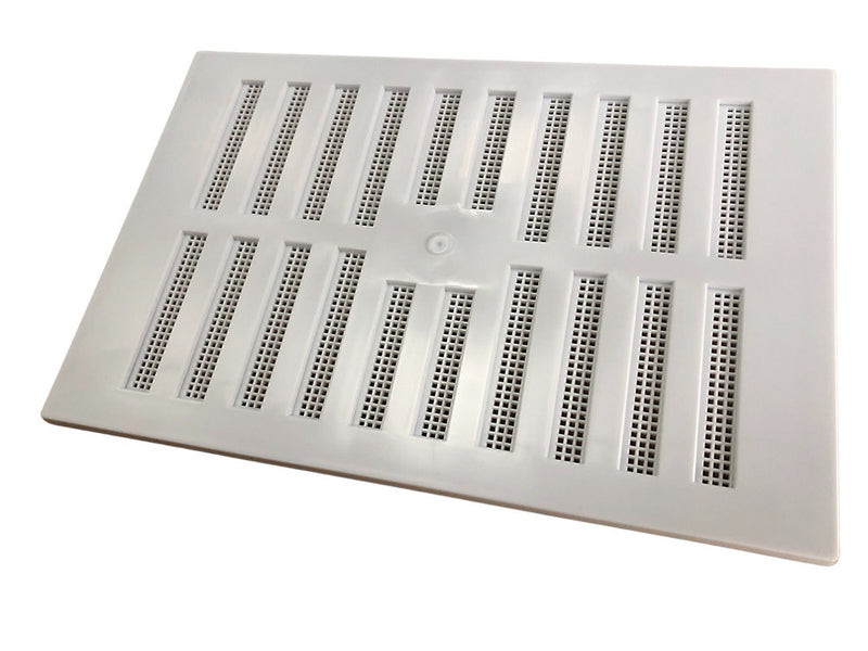 Adjustable Louvre 9x6 With FlyScreen White