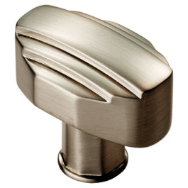 Art Deco Knob 30Mm - Satin Nickel 30