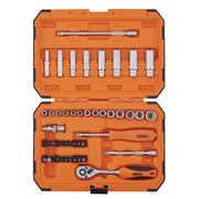 Draper HI-TORQ 6 Point Socket Set, 1/4" (47 Piece) 22109 Draper - Town Tools 