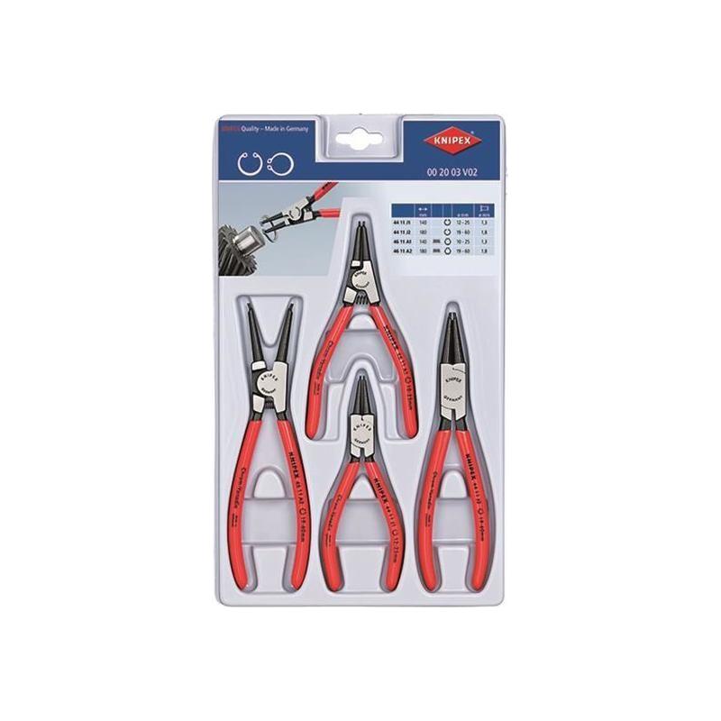 Knipex Circlip Plier Set, 4 Piece Knipex - RockBottom Northampton