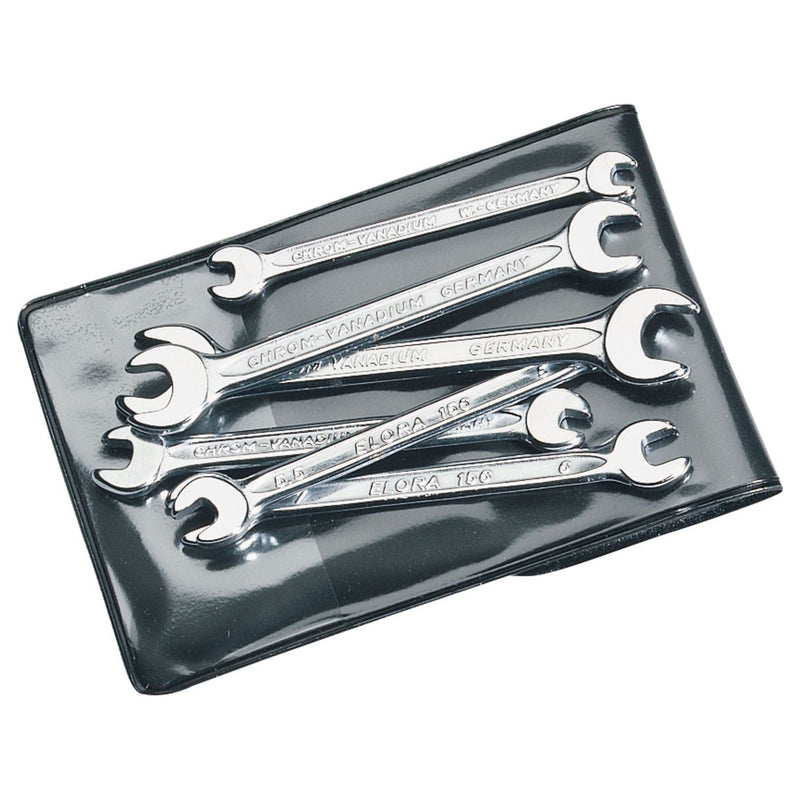 Draper Midget Metric Open End Spanner Set (6 Piece) Draper - Town Tools