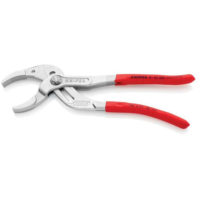 Knipex Plastic Pipe Grip Pliers Chrome 250mm Knipex - RockBottom Northampton