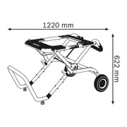 Bosch GTA 60 W Professional Table Saw Stand Bosch - RockBottom Northampton