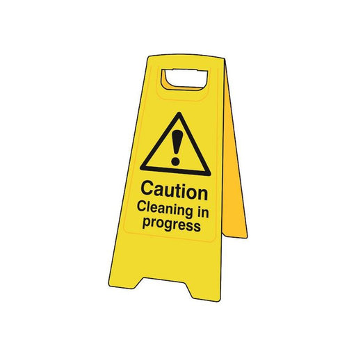 Scan Caution Cleaning In Progress - Heavy Duty 'A' Board Scan - RockBottom Nothampton