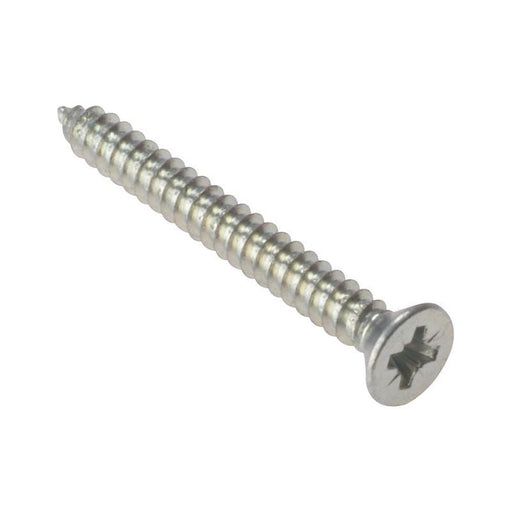 Forgefix Self-Tapping Screw Pozi Compatible CSK ZP 1.1/4in x 8 Box 200 ForgeFix - RockBottom Northampton