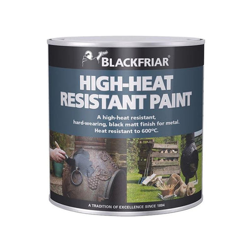 Blackfriar High-Heat Resistant Paint Black 250ml Blackfriar - RockBottom Northampton