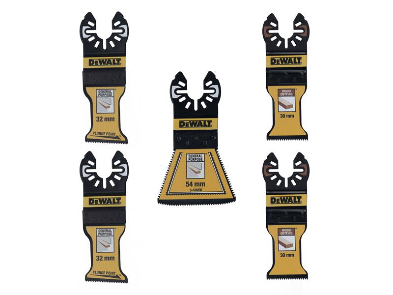 DeWalt DT20777 Mixed Multitool Blade Set