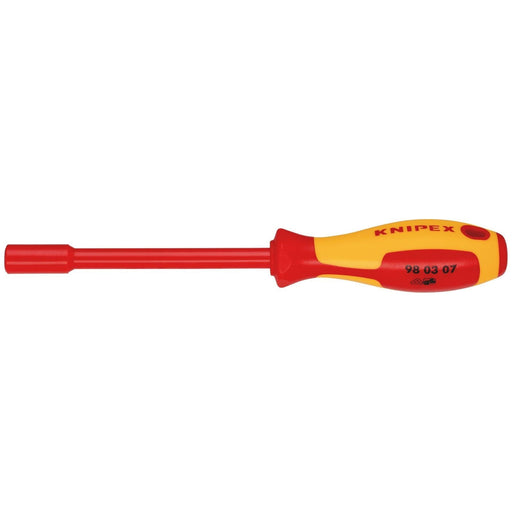 Draper Knipex 98 03 07 VDE Insulated Nut Driver, 7.0 x 125mm Draper - Town Tools