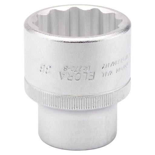 Draper Elora Bi-Hexagon Socket, 3/4" Sq. Dr., 36mm 00799 Draper - Town Tools 