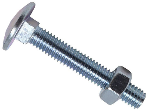 METALMATE Cup Square Hex Bolt & Nut ZP M6 x 40mm Box 50 METALMATE� - RockBottom Northampton