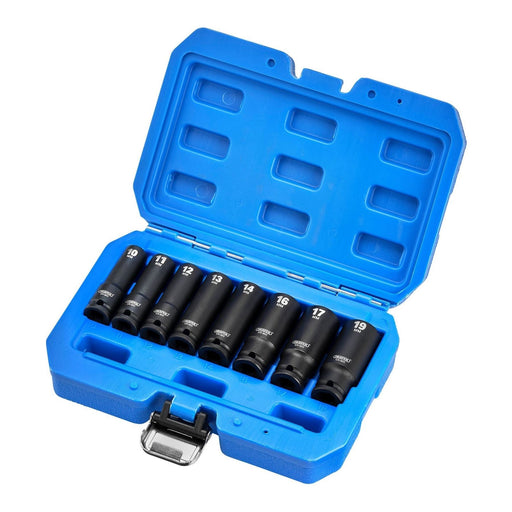 Draper HI-TORQ Metric Deep Impact Socket Set, 3/8" Sq. Dr. (8 Piece) Draper - Town Tools