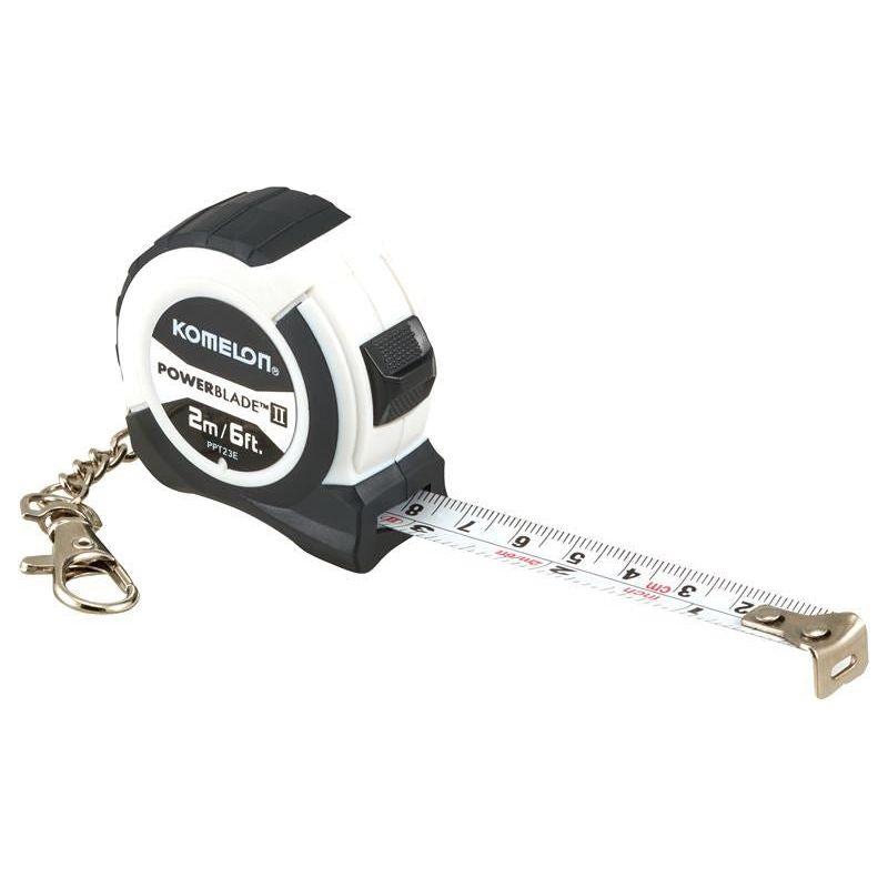 Komelon PowerBlade™ II Pocket Key Ring Tape 2m/6ft (Width 13mm) Komelon - RockBottom Northampton