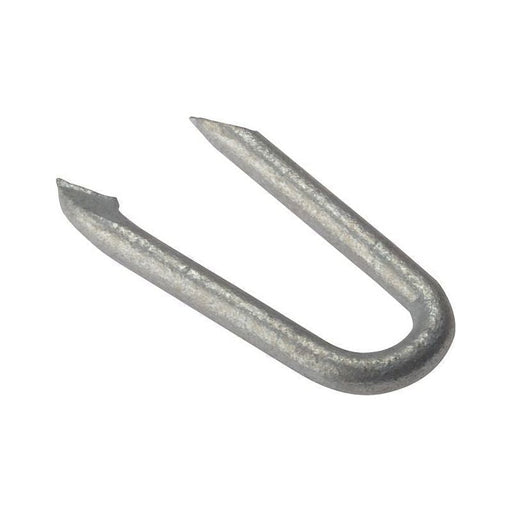 Forgefix Netting Staple Galvanised 15mm Bag Weight 250g ForgeFix - RockBottom Northampton