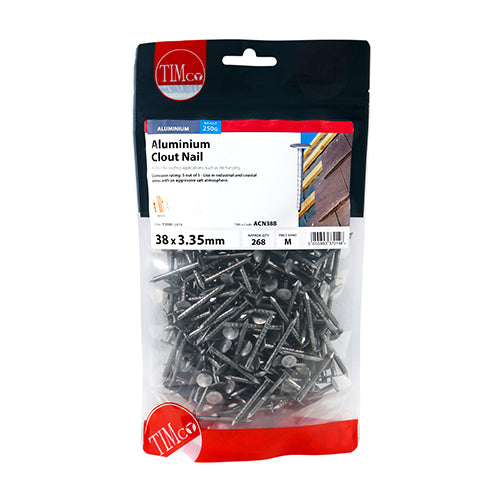 TIMCO Clout Nails Aluminium