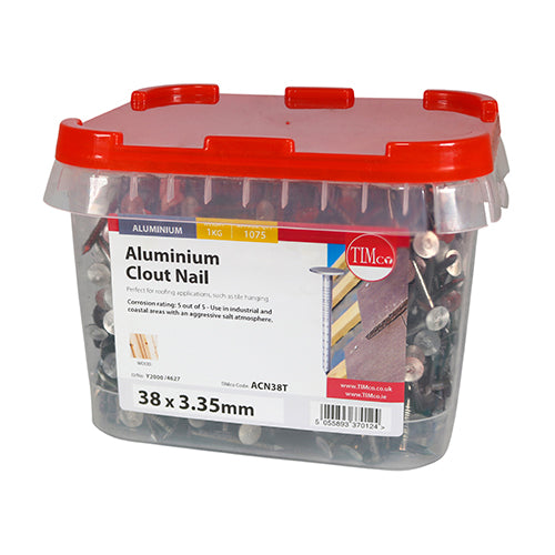 TIMCO Clout Nails Aluminium