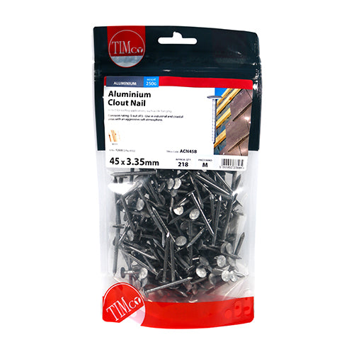 TIMCO Clout Nails Aluminium