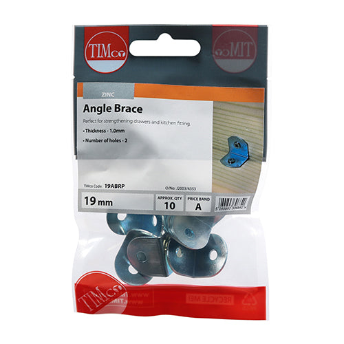 TIMCO Angled Braces Silver