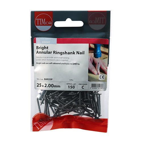 TIMCO Annular Ringshank Nails Bright