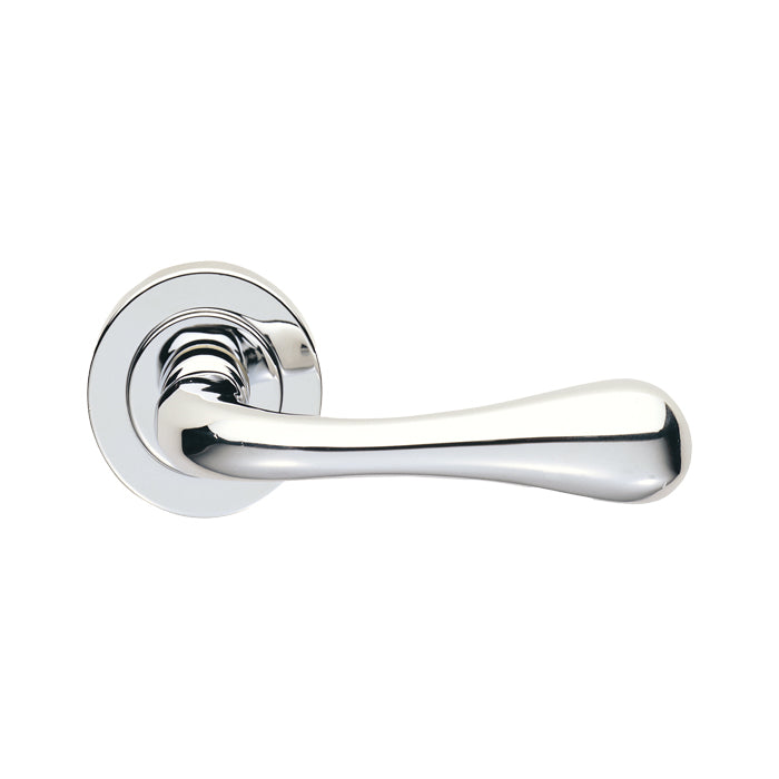 Astro Lever On Concealed Fix Round Rose Cro (Polished Chrome) - Polished Chrome 51MM