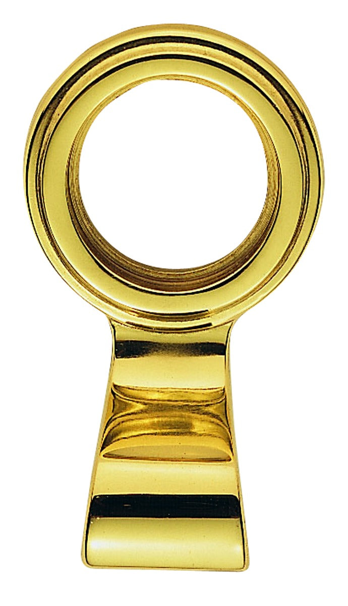 Architectural Quality Cylinder Pull - Polished Brass 76MM X 45MM
