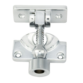 Architectural Quality Sash Fastener (Brighton Pattern) - Polished Chrome 60mm x 24.5mm