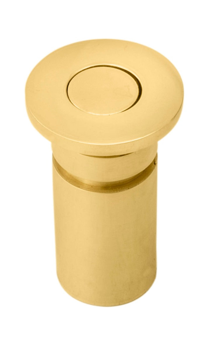 Dust Excluding Drive In Socket For Flush Bolt (Concrete Only) - Polished Brass 25 (DIA)