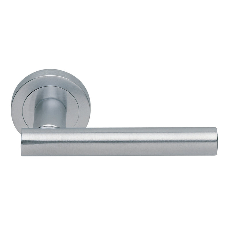 Calla Lever On Concealed Fix Round Rose Csa (Satin Chrome) - Satin Chrome 51MM