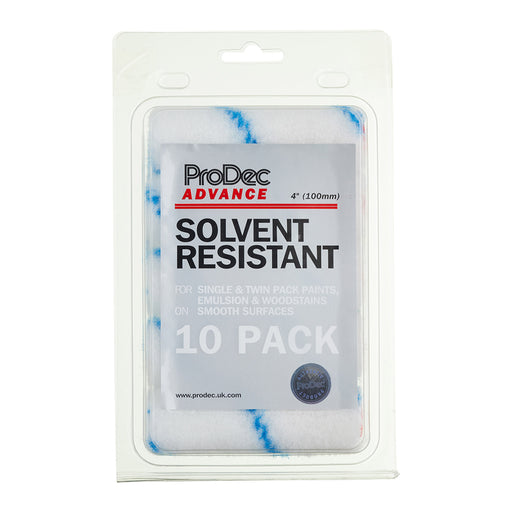 ProDec Advance 10pc Solvent Resistant 4" Mini Rollers