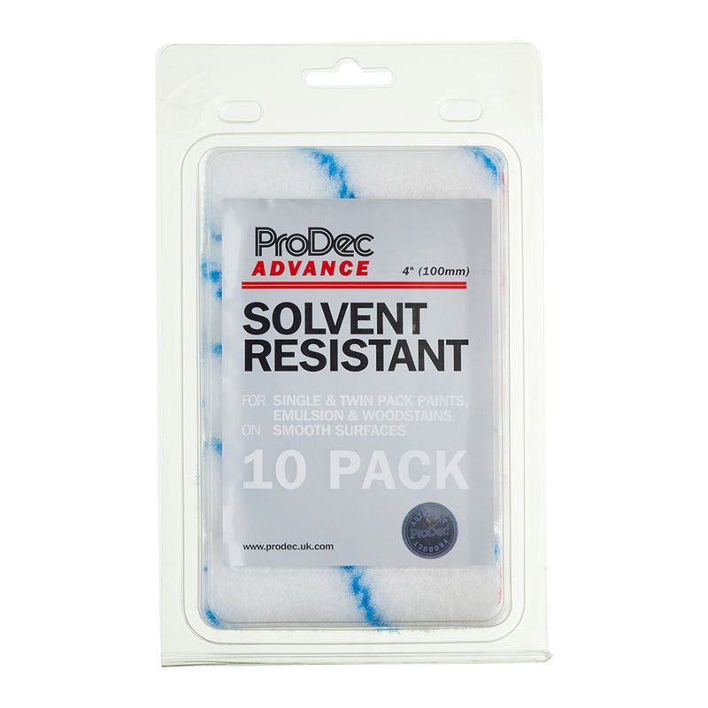 ProDec Advance 10pc Solvent Resistant 4" Mini Rollers