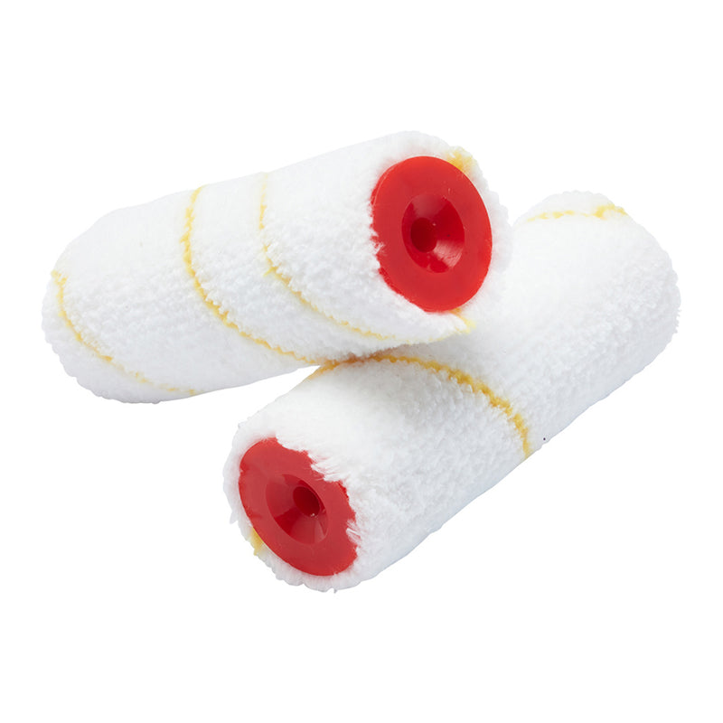 ProDec Advance 2pk Jumbo Core Short Pile 4" Microfibre Mini Rollers