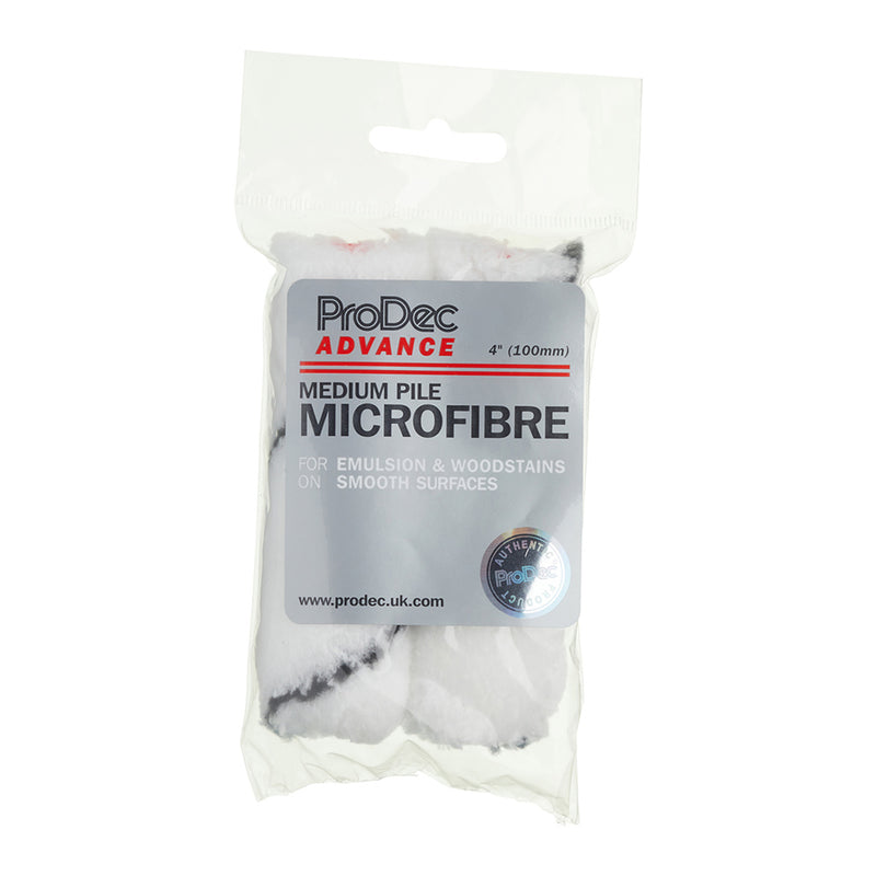 ProDec Advance 2pk Medium Pile Microfibre 4" Mini Rollers
